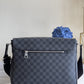 LV Christopher Messenger Bag Damier Graphite Canvas For Men, Bags, Shoulder And Crossbody Bags 13in/33cm LV N41500