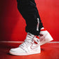 BL - AJ1 white and red manuscript