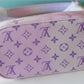 LV Marshmallow PM Hobo Bag In Monogram Canvas For Women 24cm/9.4 Inches Sunrise Pastel LV M46080