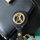 LV Swing Monogram Black For Women,  Shoulder And Crossbody Bags 24cm/9.4in LV M20393