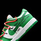 BL - OW x Dunk Low White Green