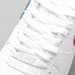 BL - AF1 White red blue snake pattern