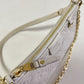 LV Easy Pouch On Strap Monogram Empreinte Crème White For Spring, Women’s Handbags, Shoulder Bags 7.5in/19cm LV M81066