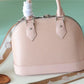 LV Alma BB Epi Quartz White For Women,  Shoulder And Crossbody Bags 23.5cm/9.3in LV