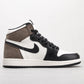 BL - AJ1 Small barb black BLcha women's shoes