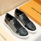 BL - LUV BLnogram Denim Brown And Gray Sneaker