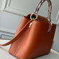 LV Woven Capucines Python Handle Bag 31cm Taurillon Leather Spring/Summer 2021 Collection N98388, Cognac