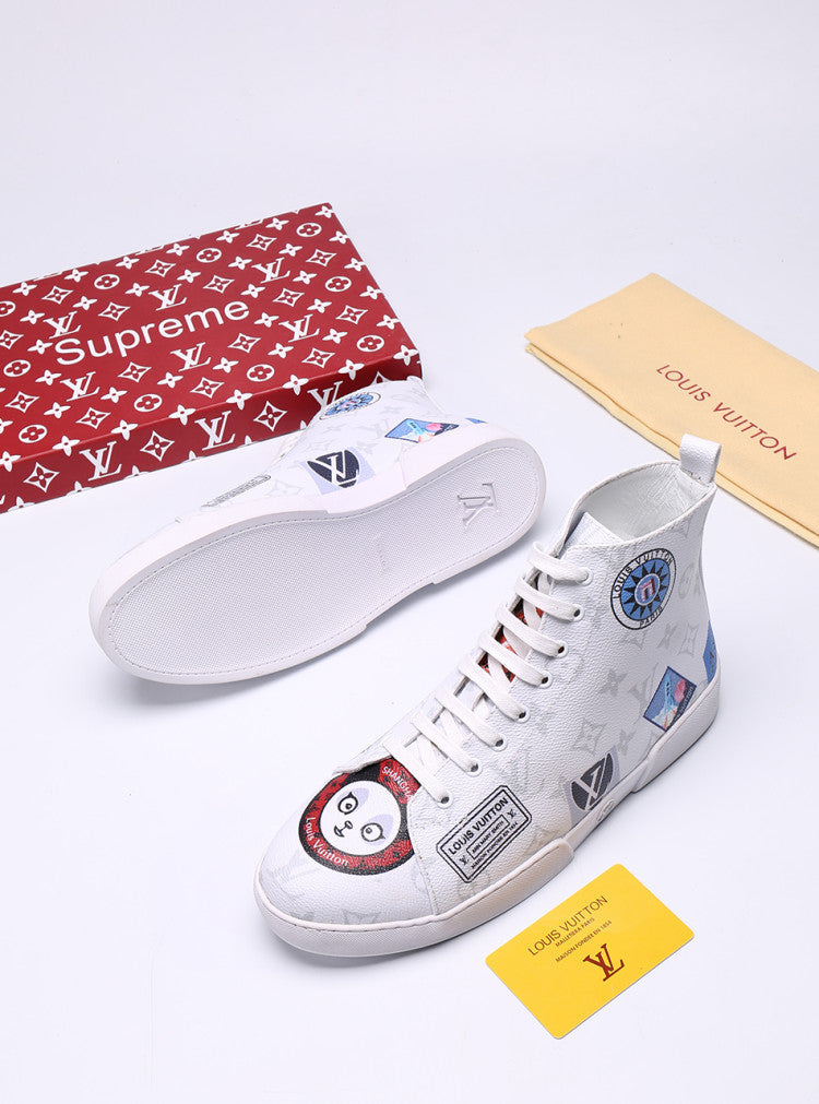 BL - LUV Stellar Trainer Boot White Sneaker