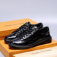 BL - LUV Alligator Black Sneaker