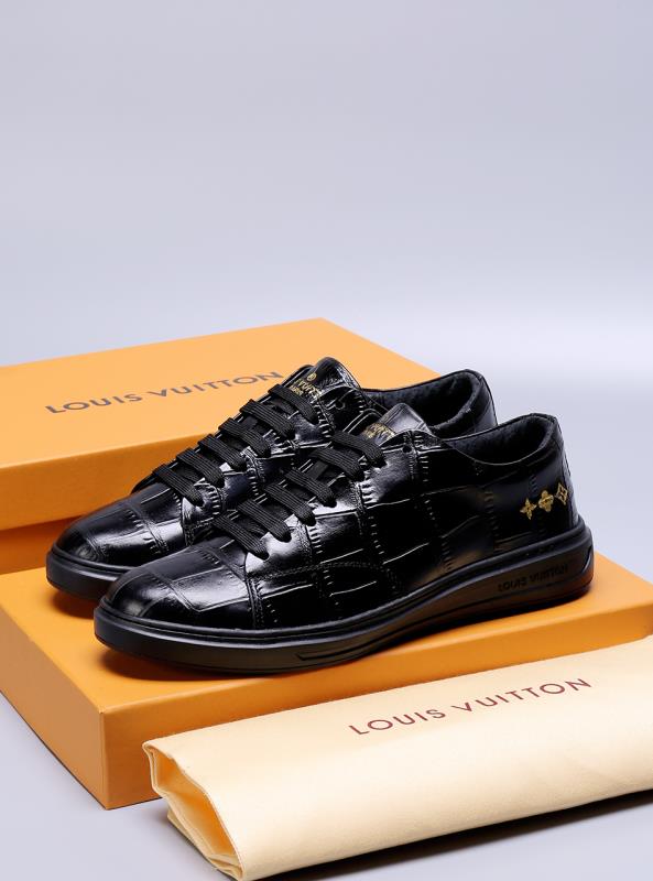 BL - LUV Alligator Black Sneaker