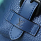 LV Christopher Slim Backpack Blue Taurillon For Men, Bags 42cm LV M58644