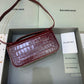 Balen Gossip Small Shoulder Bag Dark Red, For Women,  Bags 9.1in/23cm