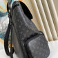 LV Trio Backpack Monogram Eclipse Canvas Black By Virgil Abloh For Men, Bags 44cm LV M45538