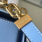 LV Twist MM Monogram Flower Bleu Nuage Blue For Women,  Shoulder And Crossbody Bags 9.1in/23cm LV M59627