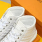 BL - LUV HIgh Top Metal White Sneaker