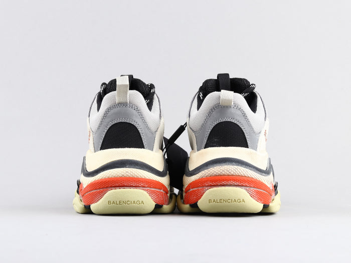 BL - Bla Triple S Red Silver Sneaker