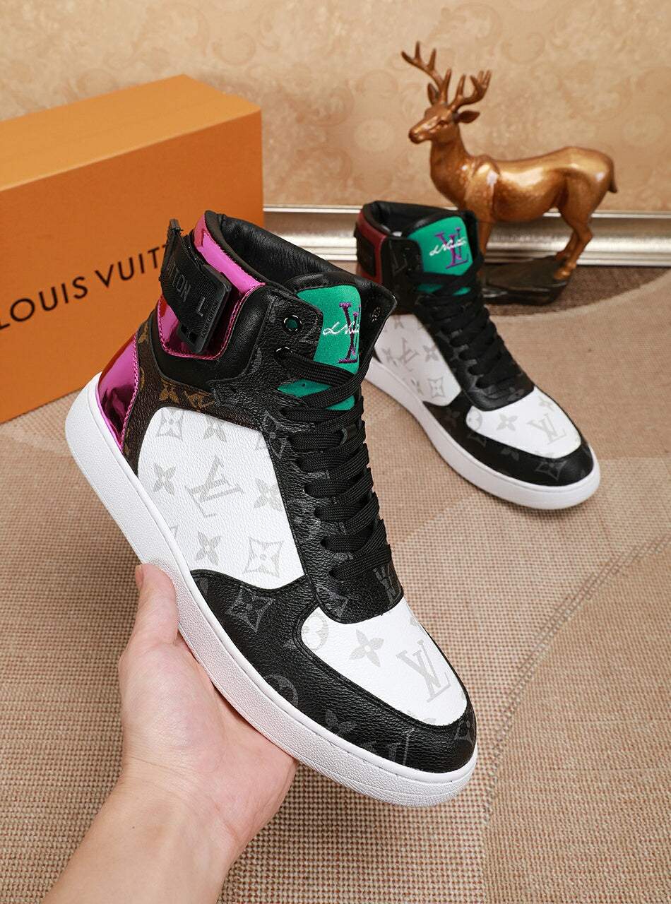 BL - LUV High Top White Black Sneaker