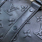 LV Keepall XS Monogram Seal Black For Women,  Shoulder And Crossbody Bags 8.3in/21cm LV M57960