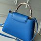 LV Woven Capucines Python Handle Bag 27cm Taurillon Leather Spring/Summer 2021 Collection N98388, Blue