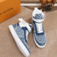 BL - LUV High Top Blue Sneaker