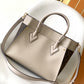 LV On My Side MM Tote Bag Monogram Canvas Greige For Women,  Shoulder Bags 12in/31cm LV M58485