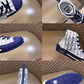 BL - DIR B23 Blue HIGH-TOP SNEAKER