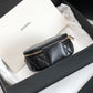 ChanelVanity Case Shiny Gold Black Bag For Women 9.5cm/3.7in