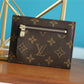 LV ID Card Holder Monogram Canvas Brown For Men, Wallet 13cm LV N60378