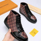 BL - LUV HIgh Top Brown Sneaker