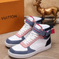 BL - LUV Rivoli High Pink Blue White Sneaker