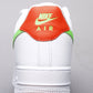 BL - AF1 White powder green low top