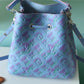 LV NeoNoe BB Monogram Empreinte Lilas Purple For Women,  Shoulder And Crossbody Bags 7.9in/20cm LV M46173