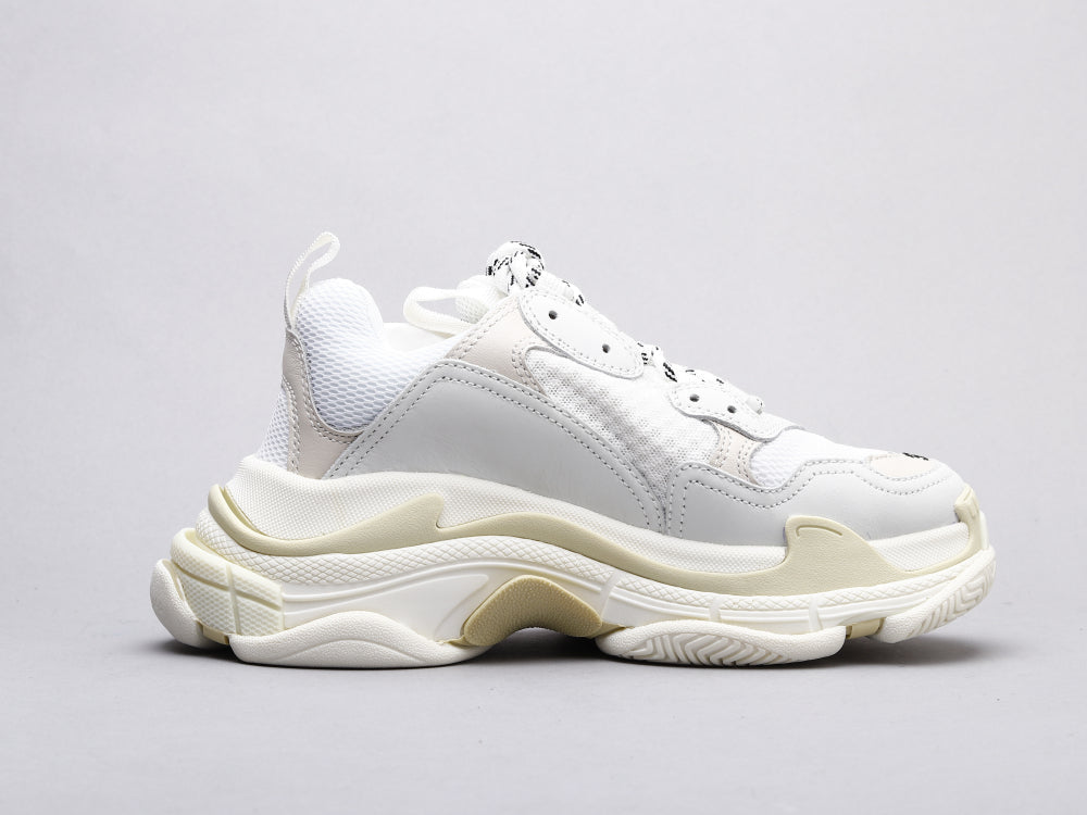 BL - Bla Triple S Pure White Sneaker