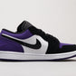 BL - AJ1 black and purple toes
