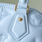 LV Alma BB Bag Handbags,  Shoulder and Cross Body Bags For Women In Bleu Glacier Blue 9.6in/25cm LV M59822