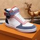 BL - LUV Rivoli High Pink Blue White Sneaker