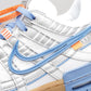 BL - OW x Rubber Dunk North Carolina Blue