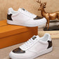 BL - LUV BLnogram Denim Brown and White Sneaker