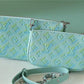 LV Multi Pochette Accessoires Monogram Empreinte Vert D&#8217;eau Green For Women, Women’s Handbags 9.4in/24cm LV M46180