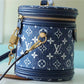 LV Cannes Monogram Denim By Nicolas Ghesquiere For Women, Women’s Bags, Shoulder And Crossbody Bags 6.7in/17cm LV