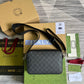 gg Shoulder Bag With Interlocking G Black gg Supreme Canvas For Women  9.6in/24.5cm gg 703468 92THF 1000