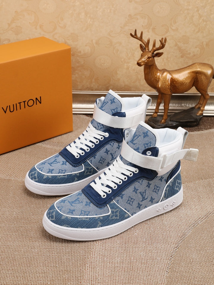 BL - LUV High Top Blue Sneaker