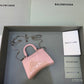 Balen Hourglass Mini Handbag With Chain In Light Pink, For Women,  Bags 4.7in/12cm