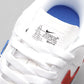 BL - AF1 White red blue snake pattern