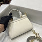 DG Small Sicily Bag In Dauphine White For Women 7.5in/19cm DG BB7116A100180001