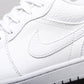 BL - AJ1 Pure white lychee pattern