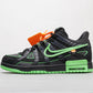 BL - OW x Rubber Dunk Black & Green