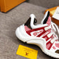 BL - LUV Archlight White Red Brown Sneaker