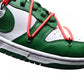 BL - OW x Dunk white and green