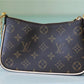 LV Easy Pouch On Strap Monogram Canvas For Women,  Shoulder And Crossbody Bags 19cm/7.5in LV